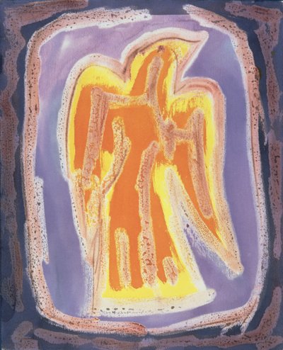 نموذج مرفق ، 1990 (وسائط مختلطة على ورق) بواسطة بيتر ديفيدسون